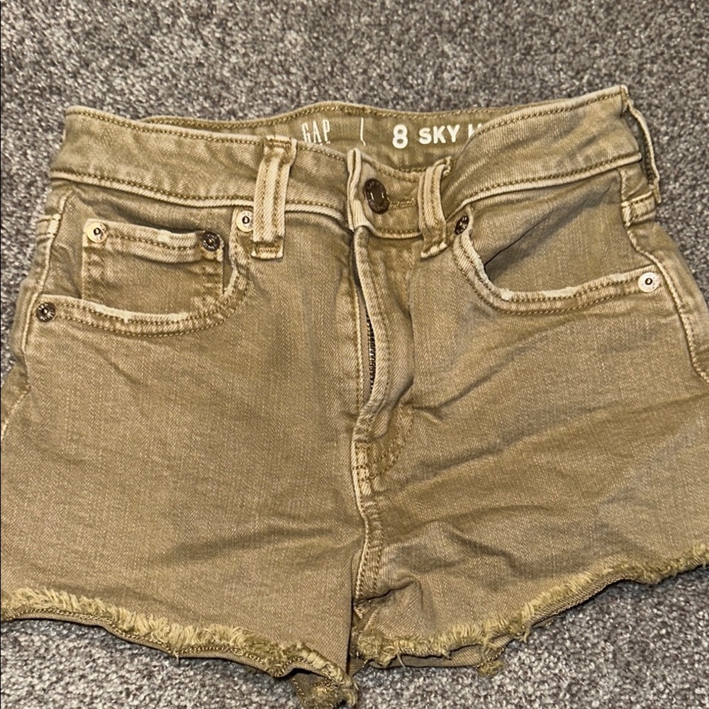 Gap teen tween sky high shorts girls 8